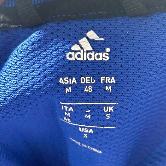 Adidas Windbreaker Pullover Size Medium Royal blue - 0326 - Picture 4 of 4